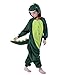 NEWCOSPLAY Unisex Kids Animal One-Piece Pajamas Dinosaur Cosplay Costume(10 Years, Dinosaur)