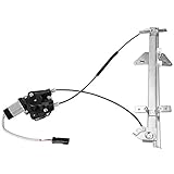 Power Window Regulator with Motor Assembly for 1998-2003 Dodge Durango & 2000-2004 Dodge Dakota Crew Cab Pickup, Front RH Passenger Side.