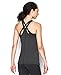 Under Armour Women's HeatGear Armour Racer Tank, Carbon Heather/Metallic Silver, Large