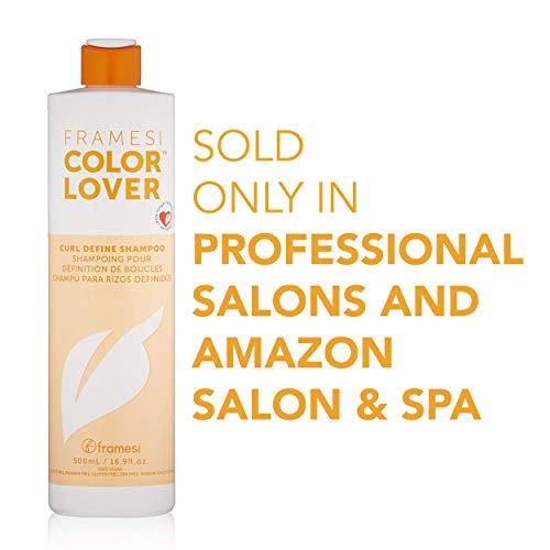 Framesi Color Lover Curl Define Shampoo, 16.9 fl oz, Shampoo for Curly