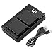 LP LP-E10 Battery Charger Pack, 2-Pack Battery & Dual Slot Charger, Compatible with Canon EOS Rebel T7, T6, T5, T3, T100, 4000D, 3000D, 2000D, 1500D, 1300D & More (Not for T3i T5i T6i T6s T7i) primary