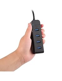 Cable Matters Ultra Compacta 4 Port franja de SuperSpeed USB 3.0 Hub
