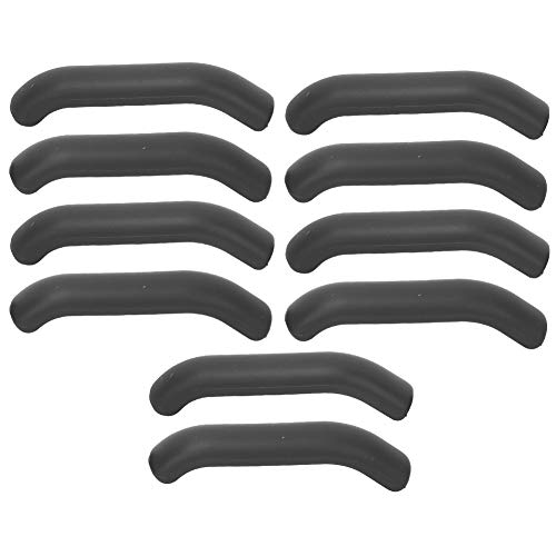 Alomejor Bike Brake Lever Covers 5 Pairs Anti-Slip Bike Brake Silicone Sleeves Mountain Road Bike Brake Handle Protector (Black)