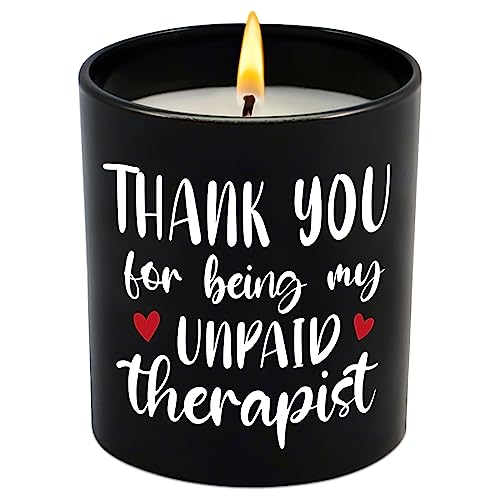 OASSIE Friend Gifts for Her Him - Long Lasting Vanilla Lavender Candle 10 oz - Valentines Day Christmas Birthday Gifts for Women Men Girlfriend Boyfriend, Anniversary Wedding Gift for Couples