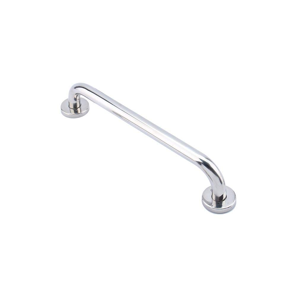 Towel Rails,Chrome Grab Rail Wall Mount Towel Holder Stainless Steel Bathroom Towel Bar Rail Support Holder Handle Towel Rail for Bathroom Safety Elderly Living Assist Tool,40x10x4cm
