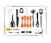 Camping Cooking Utensil Organizer Travel Set: 20 Piece Portable Camp Kitchen Utensil Travel Kitthumb 4