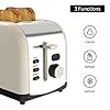 2-Slice-Toaster-Morpilot-Toaster-with-2-Wide-Stainless-Steel-Slot-and-LED-Display Toaster 2 Slice, Morpilot Stainless Steel Retro Toaster with Timer, Wide Slot, Defrost/Reheat/Cancel Fuction, Removable…