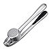 Qlty First Stainless Steel Professional Garlic Press, Crusher with Soft Touch Handle - Includes a Garlic Recipe Ebook