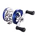 Isafish Baitcasting Reels Conventional Inshore and Offshore Saltwater and Freshwater Fishing Reels Baitcaster Blue Color