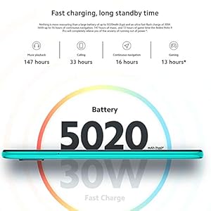 Xiaomi Redmi Note 9 Pro Smartphone, 6 GB + 64 GB, 6.67" DotDisplay, 64 MP AI Quad Camera, 5020mAh (type) NFC, Grigio (Interstellar Grey) - immagine 3