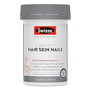 Swisse-Beauty-Hair-Skin-Nails-Tablets-Supports-Collagen-Production-Vegan-Supplement-60-Tablets Swisse Beauty Hair, Skin & Nails Tablets | Supports Collagen Production | Vegan Supplement | 60 Tablets