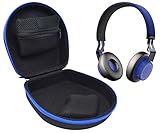 Travel Case for Skullcandy S6HBHW-515 Hesh 2, Hesh, Grind, S5URJW-546 Uproar; Sennheiser HD598 Cs, HD558, HD518, HD280pro; Sony MDR-XB950BT, XB500; ATH A900, M50, M50x; Black+Royao Blue Zip