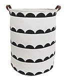 HIYAGON Large Sized Storage Baskets with Handle,Collapsible & Convenient Home Organizer Containers for Kids Toys,Baby Clothing