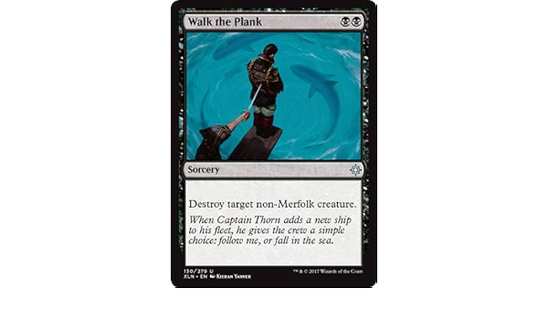 Amazon Com Walk The Plank Foil Ixalan Toys Games