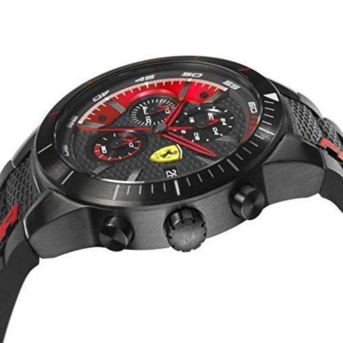 Ferrari-Mens-0830260-REDREV-EVO-Analog-Display-Quartz-Black-Watch