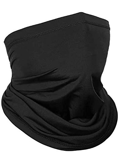 SHOWAY Outdoor Ice Silk Breathable Face Cover Neck Gaiter, Idea for Riding Fishing Ski Snowboard Running Climbing Motorcycle with Effective Protection for Sun and Dust- One Size