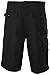 One Tough Brand Men's Cotton Twill Belted Cargo Shorts-Black-32