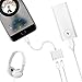 Compatible Headphone Adapter, 3.5mm Dongle Earphone Converter 2 in 1 Accessories Cables Music Adapter Splitter Replacement for 7/8/ X/XS/XR (white02)thumb 2