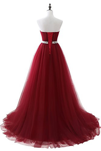 MisShow-Damen-eleant-Abendkleid-Tll-A-Linie-Cocktailkleid-Ballkleid-Hochzeit-Brautjungfernkleid