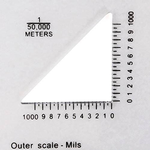 image for GOTICAL- Military UTM/MGRS Coordinate Scale-For Map Reading and Land N
