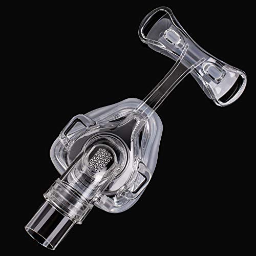 Nose Breathing Mask, IXAER Masks for C-Pap Mask Interface Sleep&Snore Strap with Adjustable Straps Headgear (L)