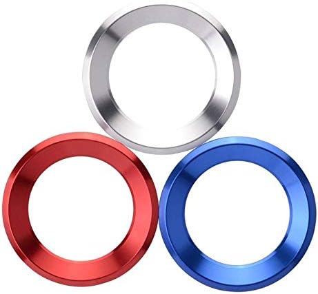 CTMNB Car sticker Aluminum Alloy Steering Wheel Trim Car Styling Decoration Ring Sticker