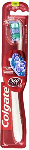 Colgate Optic White 360 T Size 1ct Colgate Optic White 360 Toothbrush Med