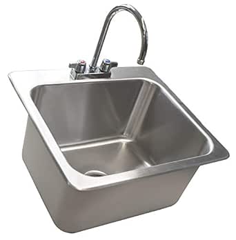 BK Resources DDI-20161224-P-G - Fregadero de montaje en cubierta con un