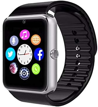 Wingtech Bluetooth Smart Watch 1.54 Inch Touch Screen Wrist Watch Support SIM Card/TF Card with Pedometer Camera Sleep Monitor for Samsung, Galaxy Note, Nexus, HTC, Sony Android Phone (White)