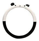 Kangkang@ Winter Short Plush Car Sets Car Steering Wheel Cover Cartoon Cute,Panda
