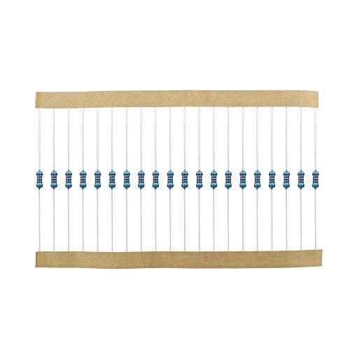 1280PCS Metal Film Resistors Assortment SIM&NAT 64 Values 1 ohm - 10M ohm 1/4W Resistors Kit