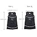 Kuoser Waterproof Apron Anti-static Pet Dog Cat Grooming Apron Professional Smock with pockets L