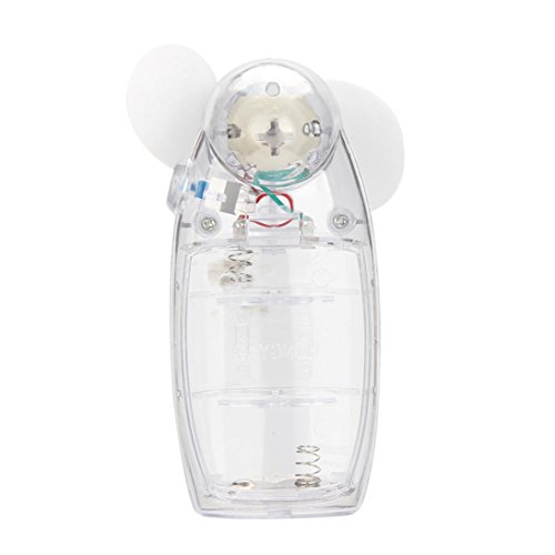AMA(TM) Personal Portable Handheld Mini Fan Battery Operated Air Conditioner Cooler (White) - Thumbnail 2