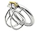 New Steel stainless male chastity device penis cage penis ring small cock sex toys A231-1 (cage with 50mm ring)