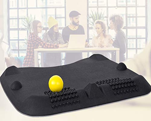BestMassage Mat Comfort Ergonomic Anti Fatigue for Stand Up Desk Workstation Topography Varied Terrain Acupressure, Massage, Black