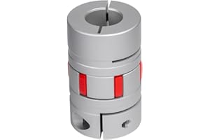 Sinoblu Aluminum Flexible Jaw Couplings 14mm to 14mm Diameter 40mm Length 66mm Flexible Shaft Coupling Coupler Joint Connector for 3D Printer CNC Router Engraving Drilling Milling Machine