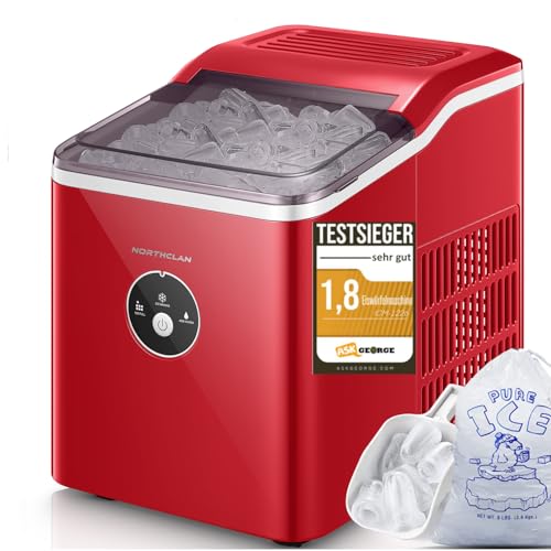 NORTHCLAN Eiswürfelmaschine Testsieger 2026, 14KG Ice Maker für Zuhause