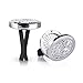 2PCS Auzer Car Fragrance Diffuser Vent Clip Car Air Freshener Perfume Clamp Aromatherapy Essential Oil Diffuser Stainless Steel Locket with Vent Clip and 12 Oil Refill Pads(Tree of life + Clouds)