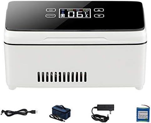 ポータブルインスリン冷蔵庫クーラートラベルケース大容量冷蔵庫付きリチウム電池 一部予約 1 旅行 ホーム ポータブルカー冷凍ケース B With Size Battery