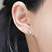Cat Studs Earring Necklace Mini Ear Crawler Climbers Cute Kitten Collarbone Necklace Matte Charms Jewelry Earrings Necklace Set