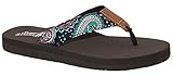 Ladies Paisley Print Flip Flop