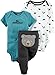 Carter's Baby Boys 3 Pc Back Art 126g344, Grey, 6 Months