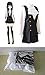 SSJ Shirakiin Ririchiyo Cosplay Costumes Girl's School Uniform Japanese Anime (Asia-L) Black