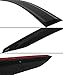 JDM 3D Style Smoked Clip-On Type Window Visor Rain Guard Compatible with 2015-2020 Honda HRV HR-V