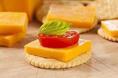 Mancave Cheese & Pretzels Gift Basket- features 100% Wisconsin Cheeses, Crackers, Pretzels & Mustard | Great for tailgating