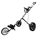 AW Foldable 3-Wheel Push Pull Golf Cart Trolley 6