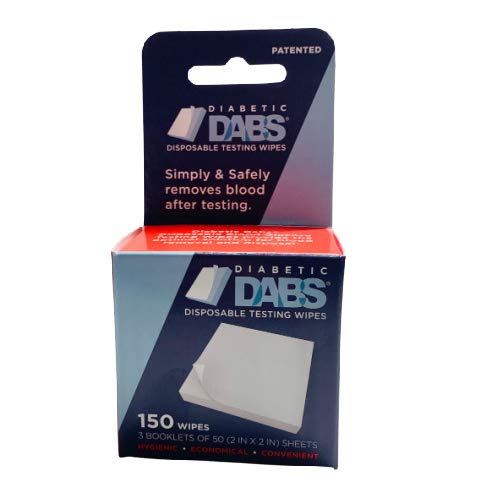 Diabetic Dabs - Blood Removal Wipe (Pack of 150)