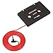 BESDATA Car Cassette Adapters for iPod, iPad, iPhone, MP3, Mobil Device, 3 Feet Long Cable with 3.5mm Male & 2.5mm Male Adapter & Microphone for Phone Calls, Black - KD200