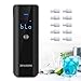 Breathalyzer with Accurate and Fast Results, Professional Alcohol Breath Tester with 4 Conversion Units, Alarm Sound and 10 Mouthpieces