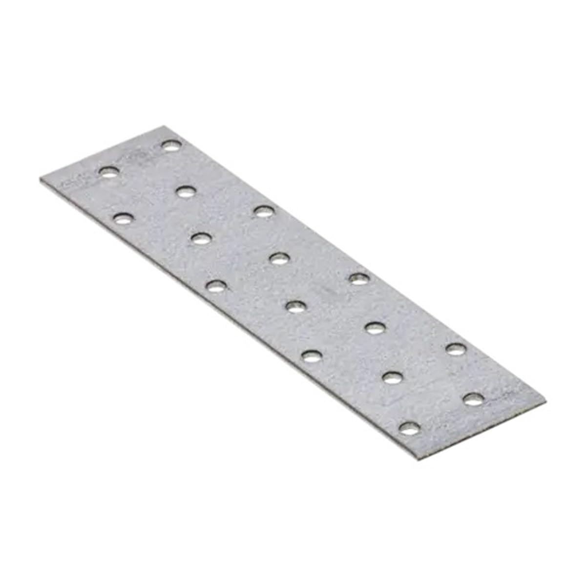 140mm x 60mm Galvanised Perforated Flat Plate Connector Joining Plates Metal Brace Brackets for Wood 2mm Thick Steel PP5 (Pack of 20) L03-06ABC